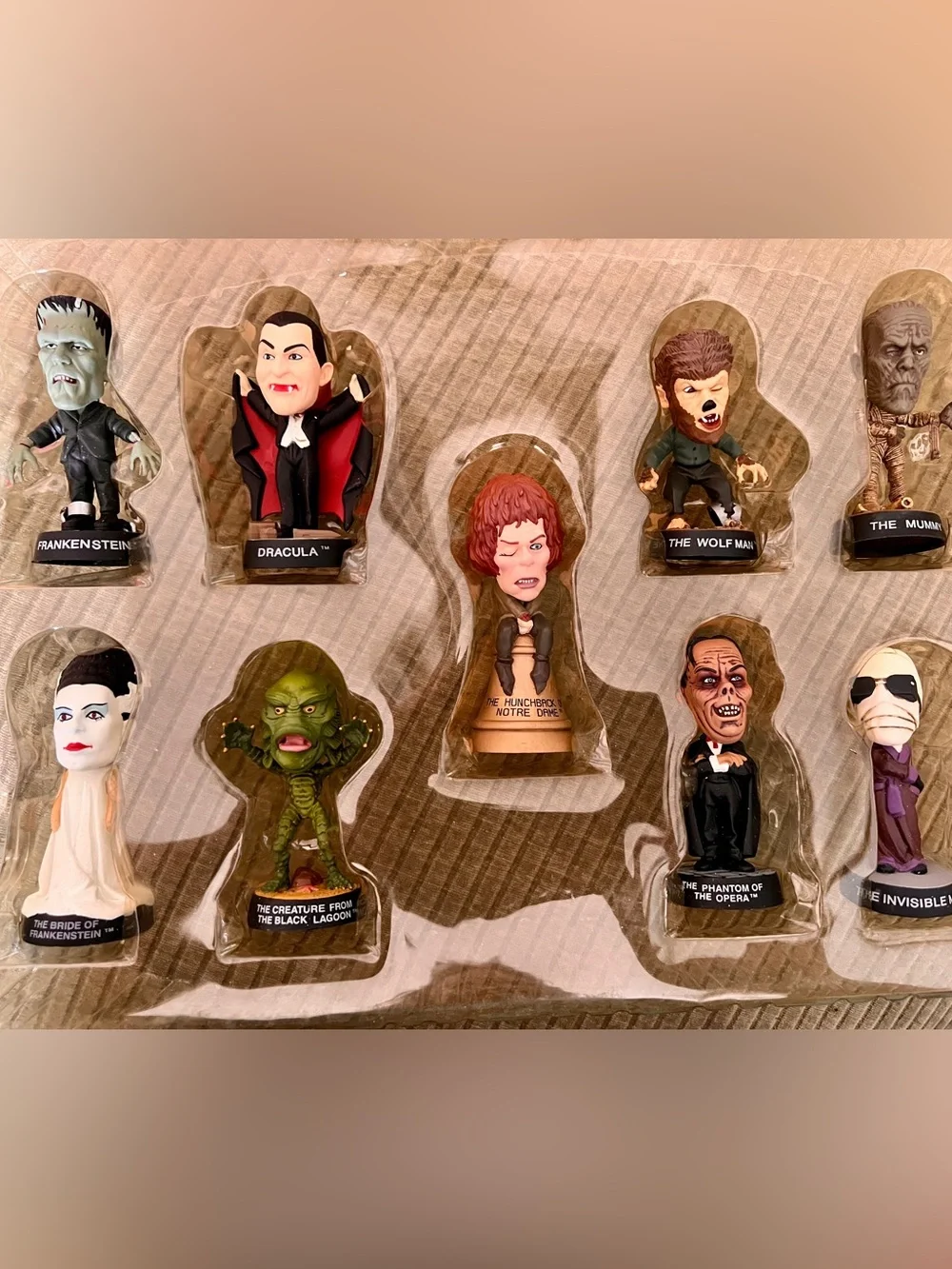 Universal Studios Monsters Little Big Heads Limited Edition Boxed Set 1998